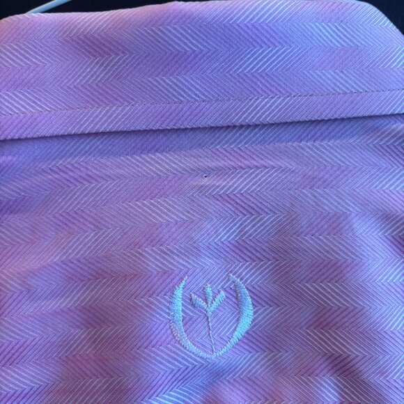 Robert Graham Men's Shirt Large with Embroidery Flip Cuffs - Picture 6 of 7